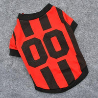 Maillots de football pour animaux de compagnie
