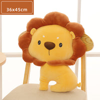 Almohada animal linda del cangrejo de la ballena del león de la muñeca de la historieta