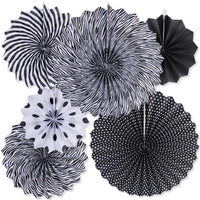 Paper Fan Flowers Party Decoration (6 Pcs)
