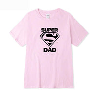 Super Dad Harajuku Fashion Multicolor Short Sleeve Top