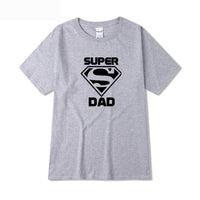 Super Dad Harajuku Fashion Multicolor Short Sleeve Top