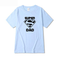 Super Dad Harajuku Fashion Multicolor Short Sleeve Top