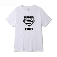 Super Dad Harajuku Fashion Multicolor Short Sleeve Top