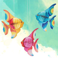 Décorations de fête de poissons tropicaux