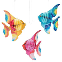 Décorations de fête de poissons tropicaux