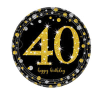 Milestone Birthday Party Plate Sets