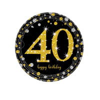 Milestone Birthday Party Plate Sets