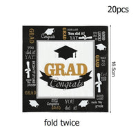Fournitures de vaisselle pour fête de remise des diplômes