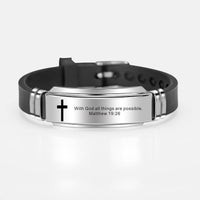 Inspirational Scripture Engraved Bracelets