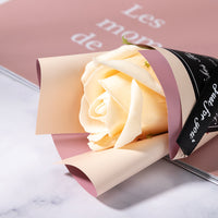 Single Rose Soap Flower
