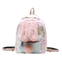 Sac à dos en peluche oreilles de lapin