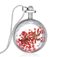 Dried Flower Crystal Lockets