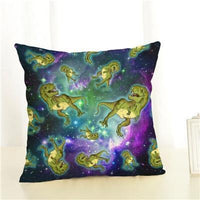 Housses de coussin à imprimé dinosaure
