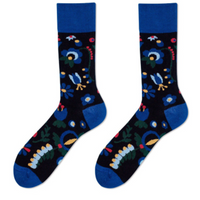 Chaussettes fantaisie asymétriques