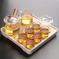 Japanese Glass Kung Fu Tea Sets