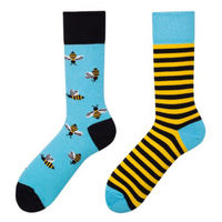 Chaussettes fantaisie asymétriques