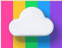 Bombes de bain nuage arc-en-ciel