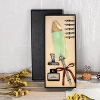 Vintage Feather Calligraphy Pen Gift Set