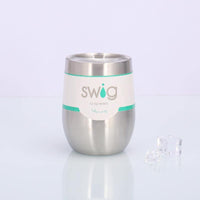 Taza de vino de acero inoxidable de 12 oz.