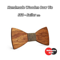 Noeuds Papillons en Bois (Enfant/Adulte)