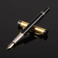 Stylos de calligraphie en métal à pointe dorée