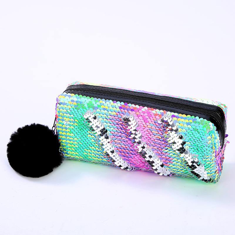 Sequins Color Changing Pencil Cases