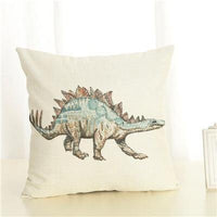 Housses de coussin à imprimé dinosaure