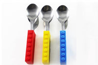 Building Block Children's Spoon Fork Knife Set