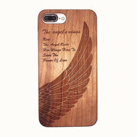 Wooden Etched iPhone Cases