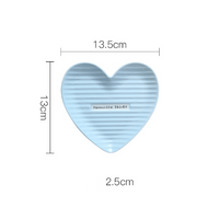 Heart Shape Ceramic Plates