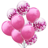 Ballons de confettis d'anniversaire