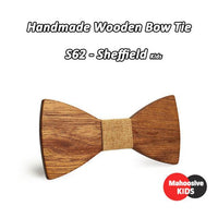 Noeuds Papillons en Bois (Enfant/Adulte)
