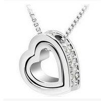 Nested Heart Necklace