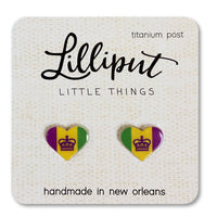 Mardi Gras Earrings