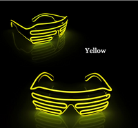 Gafas LED intermitentes con luz