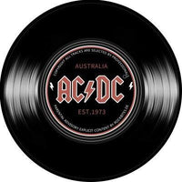Vinyl Record Print Round Floor Mat