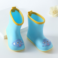 Bottes de pluie avec visage d'animal de dessin animé (enfant)