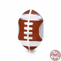 Sports Ball Collection Charm Beads