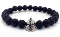Knights' Helmets or Crowns & Lava Stone Bracelets