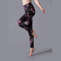 Legging taille haute imprimé brossé