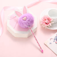 Plush Bunny Ball Gel Pens