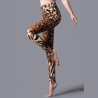 Legging taille haute imprimé brossé