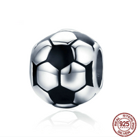 Sports Ball Collection Charm Beads