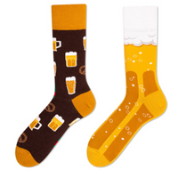 Chaussettes fantaisie asymétriques