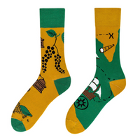 Chaussettes fantaisie asymétriques