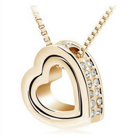 Nested Heart Necklace