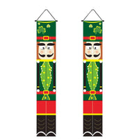 Irish National Day Porch Couplet With Flag