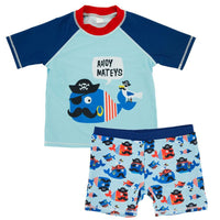 Maillots de bain garçons (short + chemise)