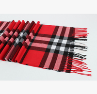 Bufandas unisex a cuadros de estilo clásico inglés