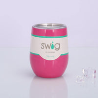 Taza de vino de acero inoxidable de 12 oz.